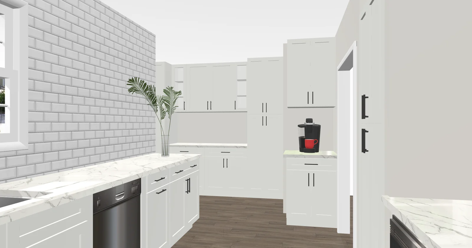 Kitchen design render